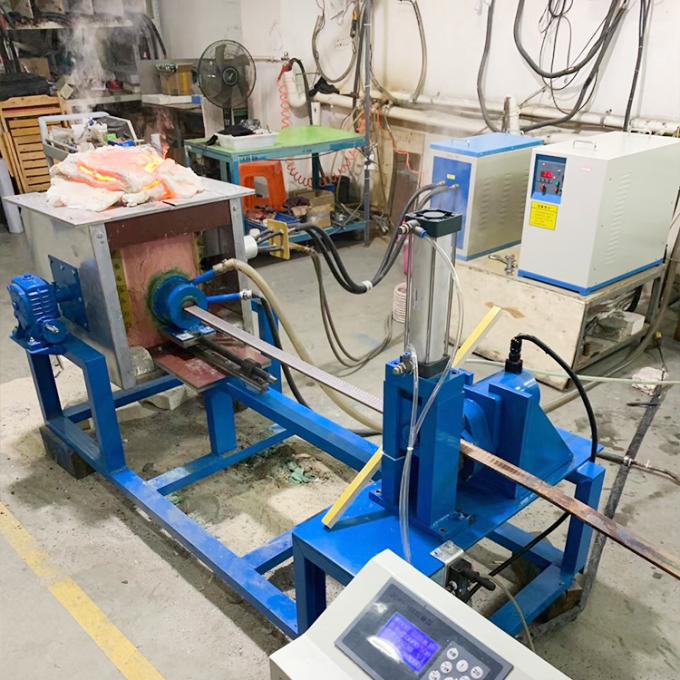 Linha de produção de moldação maquinaria com a máquina de carcaça do tubo de cobre da barra de bronze